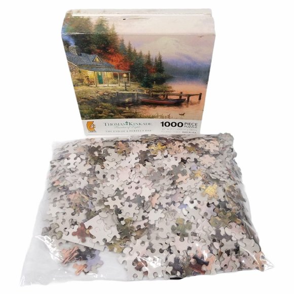 Ceaco Jigsaw Puzzle Thomas Kinkade 1000 Piece - Picture 3 of 7